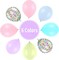 Pastel Balloons, Multicolor Macaron Balloons Latex Party Balloons, Baby Pink Blue Balloons Purple Yellow and Teal Balloons Rainbow Confetti Balloons for Kids Pastel Birthday Easter Party Baby Shower
